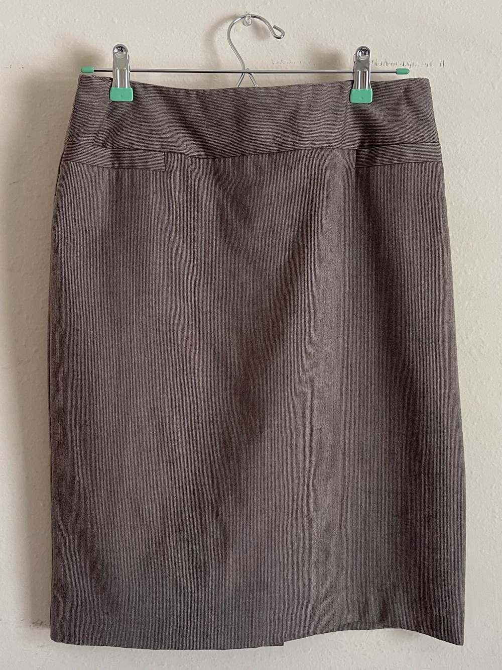 Talbots Brown Gray Pencil Skirt